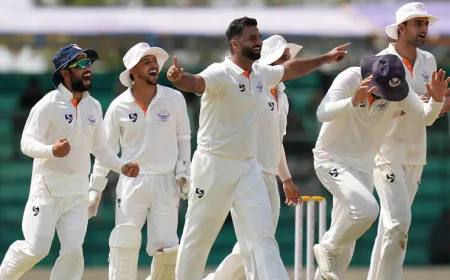 रणजी ट्रॉफी: 91 साल में पहली बार चैंपियन बना जम्मू-कश्मीर, कर्नाटक को पारी की बढ़त के आधार पर हराया