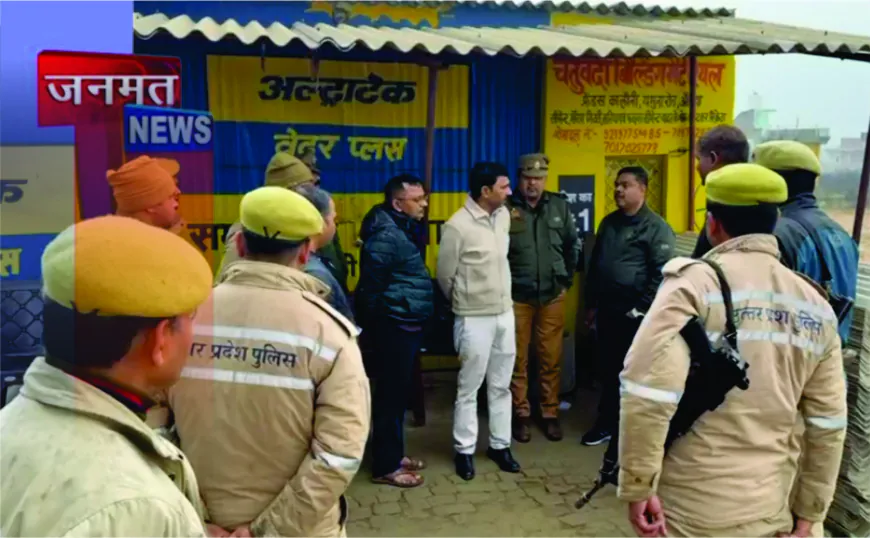 यमुना रोड मोरम मंडी में तड़के बड़ी कार्रवाई, ARTO व खनिज विभाग का पुलिस के साथ औचक छापा