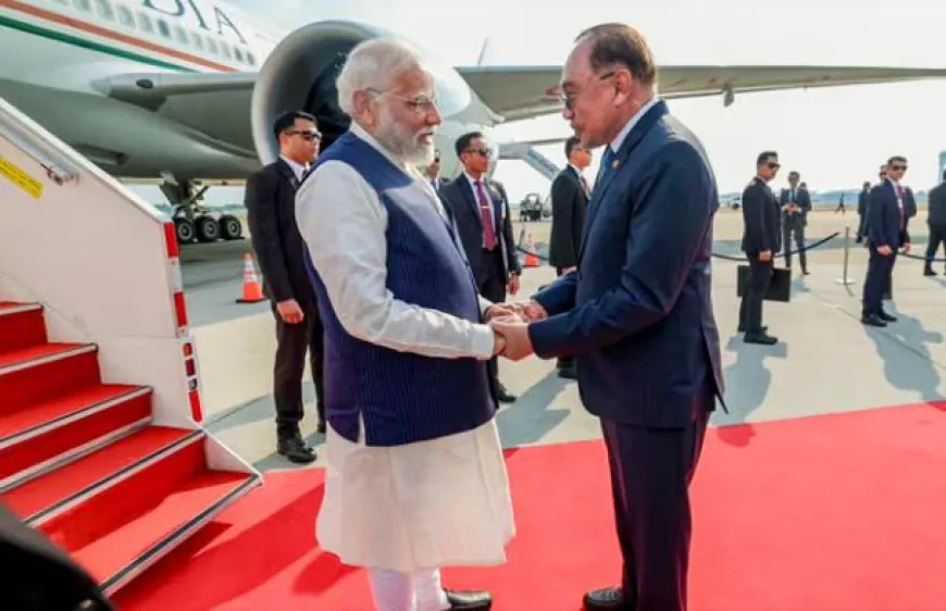 पीएम मोदी का मलेशिया में जोरदार स्वागत