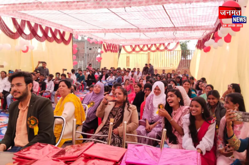 बलरामपुर: टाइनी टाट्स कॉलेज के विदाई समारोह में भावुक हुआ माहौल, 10 व 12 के छात्र-छात्राओं को दी शुभकामनाएँ