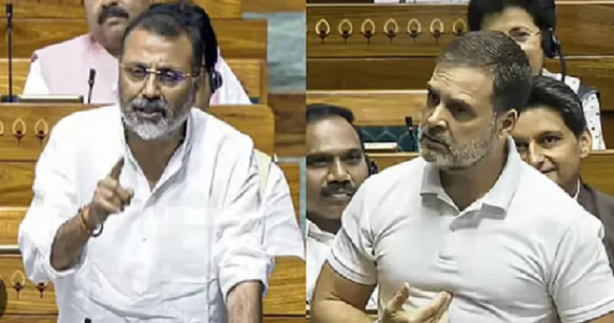 खतरे में राहुल गांधी की सदस्यता? निशिकांत दुबे ने लोकसभा से निलंबित करने का दिया नोटिस