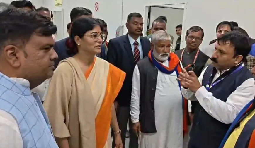 नव निर्मित सरदार वल्लभ भाई पटेल निर्यात सुविधा केंद्र का निरीक्षण