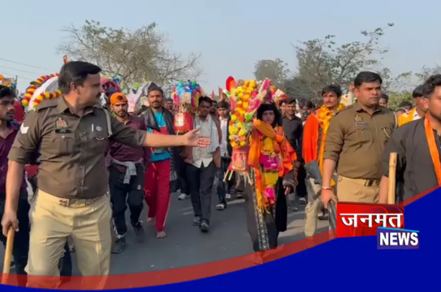 कांवड़ यात्रा से लौटी मुस्लिम महिला का संभल में फूल बरसाकर स्वागत, बोलीं- मेरी आस्था सिर्फ भोलेनाथ में