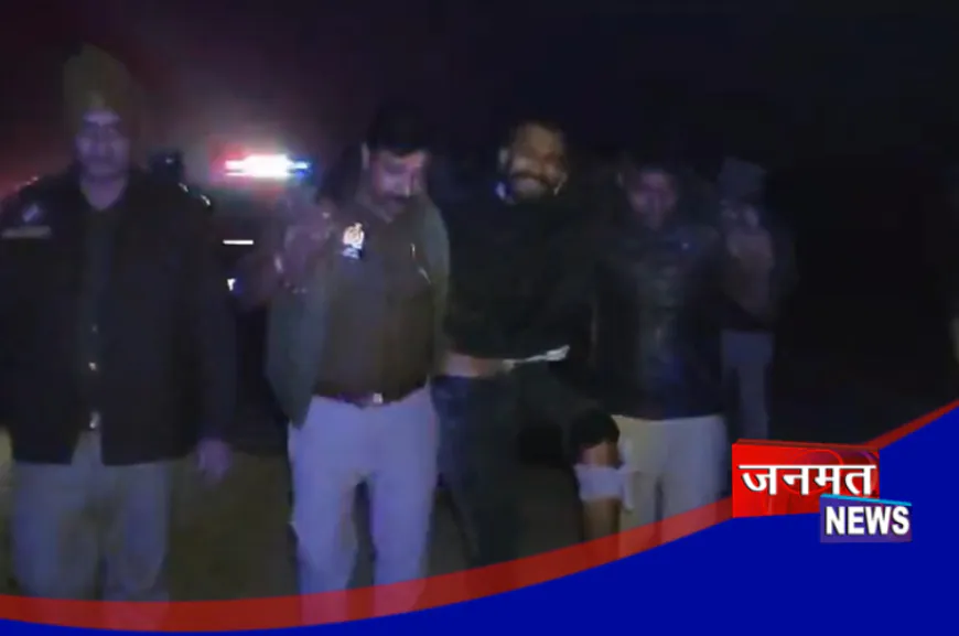 नोएडा के शातिर लुटेरे हरदोई में पुलिस मुठभेड़ में घायल, लाखों की चोरी के बाद दबोचे गए