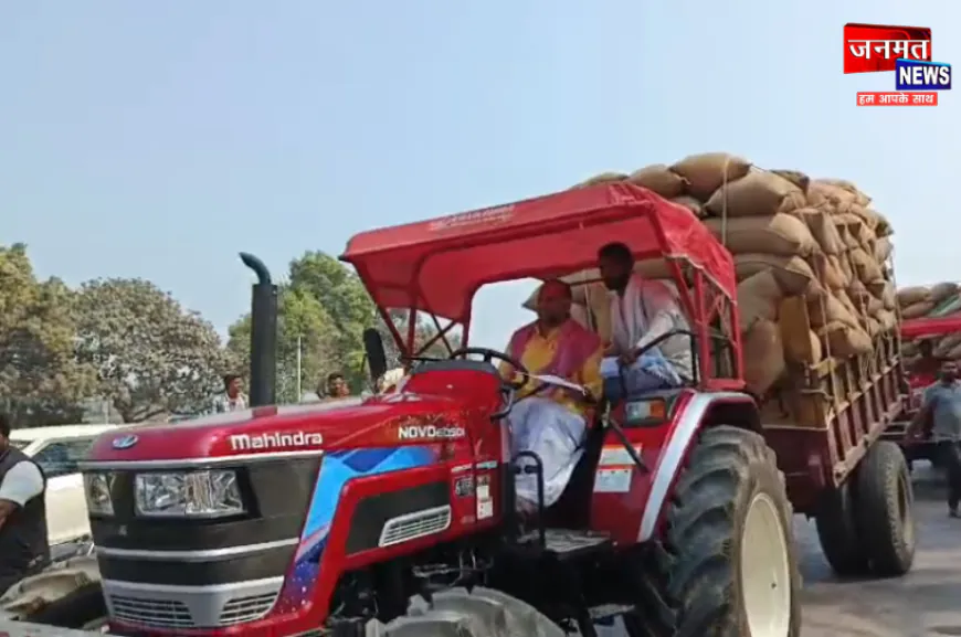 चंदौली: धान खरीद बंद होने से परेशान थे किसान, पूर्व सपा विधायक ने शुरू करा दी खरीद