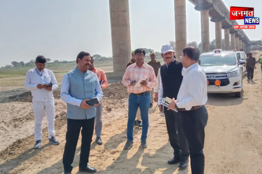 औरैया: पुल निर्माण में भारी लापरवाही, बेहद धीमी प्रगति पर डीएम ने दिए जुर्माना लगाने के आदेश