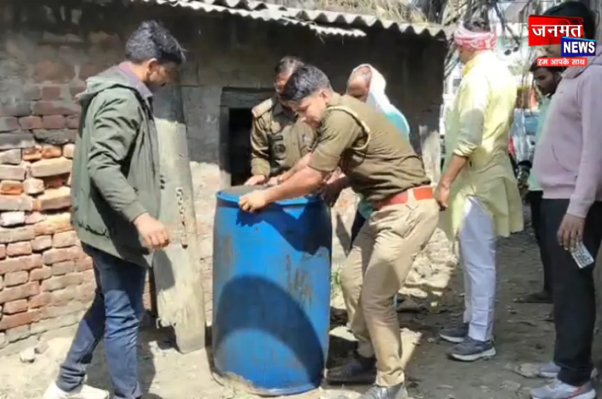 चंदौली: एडीजी जोन ने अवैध तेल कारोबारियों के ठिकानो पर मारा छापा, भारी मात्रा में पकड़ा गया तेल