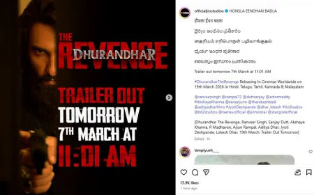 खत्म हुआ इंतजार, इस दिन आ रहा है स्पाई थ्रिलर 'धुरंधर 2' का ट्रेलर