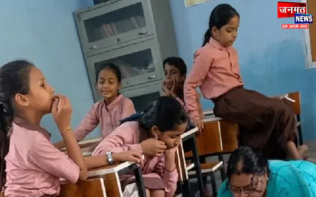 चित्रकूट: स्कूल में बच्चियों से मसाज कराने वाली अध्यापिका निलंबित, सोशल मीडिया मे वायरल हुआ था वीडियो