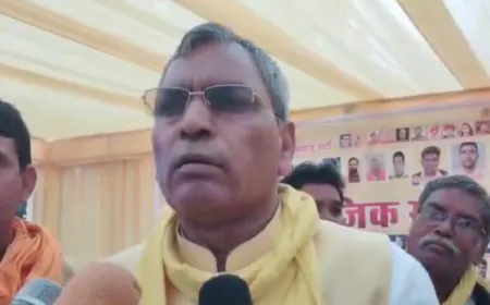 32 वर्षों से लड़ रहा हूं गरीबों और वंचितों के हक की लड़ाई: चंदौली में बोले ओमप्रकाश राजभर