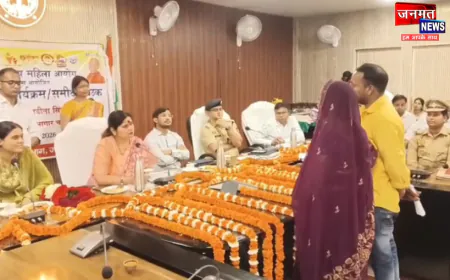 योगी सरकार में सभी महिलाएं सुरक्षित: चंदौली में बोलीं महिला आयोग की अध्यक्ष डॉ. बबीता चौहान