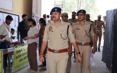 औरैया में दारोगा भर्ती परीक्षा शुरू, दो शिफ्ट में पेपर; पहले दिन 5280 अभ्यर्थी आठ केंद्रों पर दे रहे परीक्षा