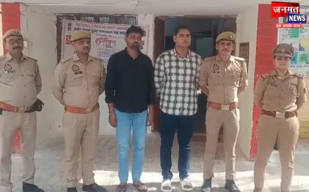 बाँदा: जमीन की फर्जी रजिस्ट्री कराने वाले 10-10 हजार रुपए के इनामी दो वांछित अभियुक्त गिरफ्तार