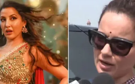 यू-ट्यूब से नोरा फतेही का अश्लील गाना डिलीट, भड़कीं कंगना रनौत बोलीं- 'बॉलीवुड पर लगाओ लगाम '