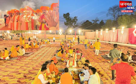 डुमरियागंज महोत्सव में 240 जोड़ों ने किया सामूहिक महायज्ञ, विश्वशांति व समृद्धि की कामना; भक्तिमय हुआ माहौल