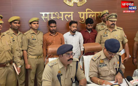 संभल में फर्जी आधार कार्ड बनाने वाले गिरोह का पर्दाफाश, तीन आरोपी गिरफ्तार; उपकरण भी बरामद