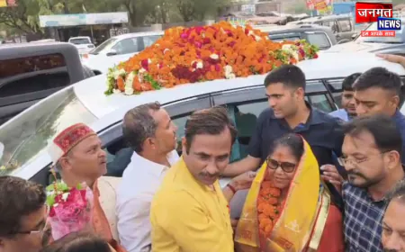 फतेहपुर पहुंची राष्ट्रीय पिछड़ा वर्ग आयोग की अध्यक्ष साध्वी निरंजन ज्योति, कार्यकर्ताओं ने किया जोरदार स्वागत