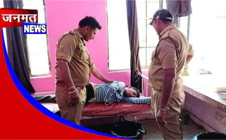 आत्महत्या से रोकने पहुंची पुलिस पर युवक का पथराव, दरवाजा तोड़कर बचाया गया, दो सिपाही घायल