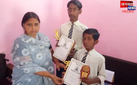 सफलता की गूँज: इटावा के संत जगदीशानंद मेमोरियल पब्लिक स्कूल के छात्र-छात्राओं ने लहराया परचम