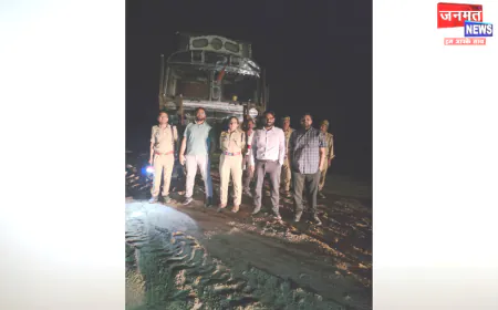 बांदा में खनिज टास्क फोर्स का अवैध खनन पर एक्शन, टीम ने पकड़े 23 ओवरलोड वाहन