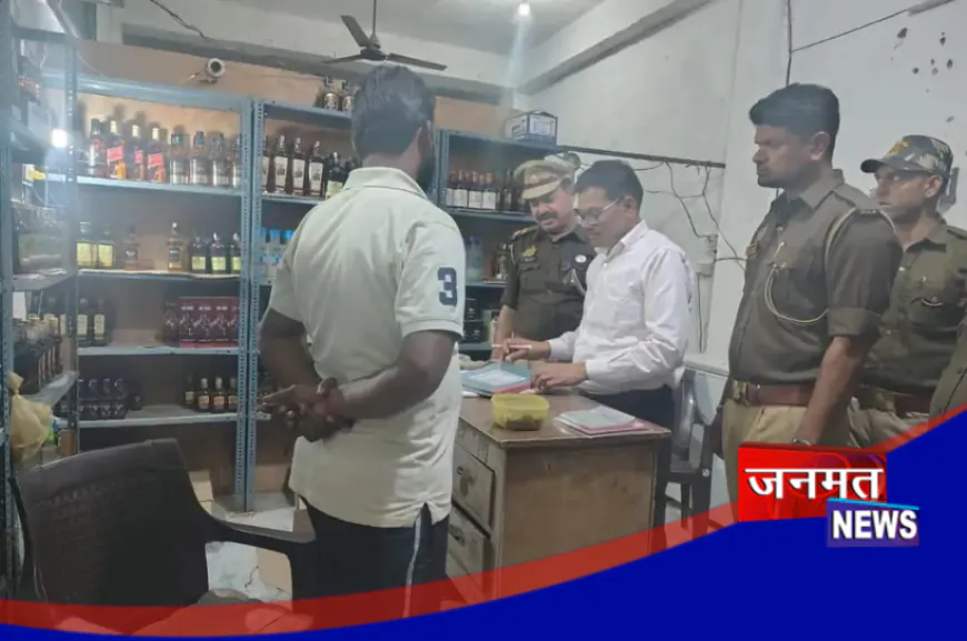 औरैया: होली को लेकर शराब ठेकों पर छापेमारी, कुछ ठेकों को दी गई सख्त चेतावनी