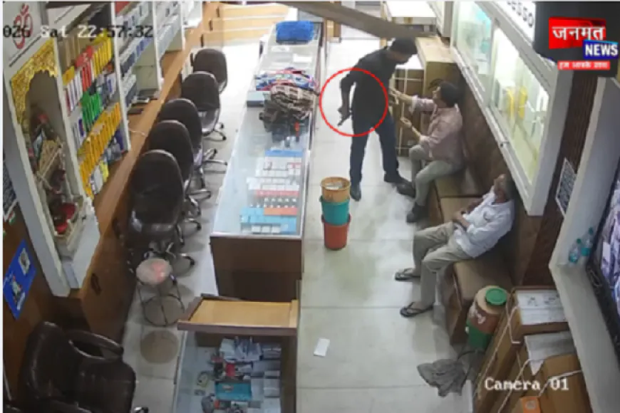 अलीगढ़ में हथियारबंद बदमाशों ने मोबाइल की दुकान में की लूट, लाइव सीसीटीवी फुटेज आया सामने