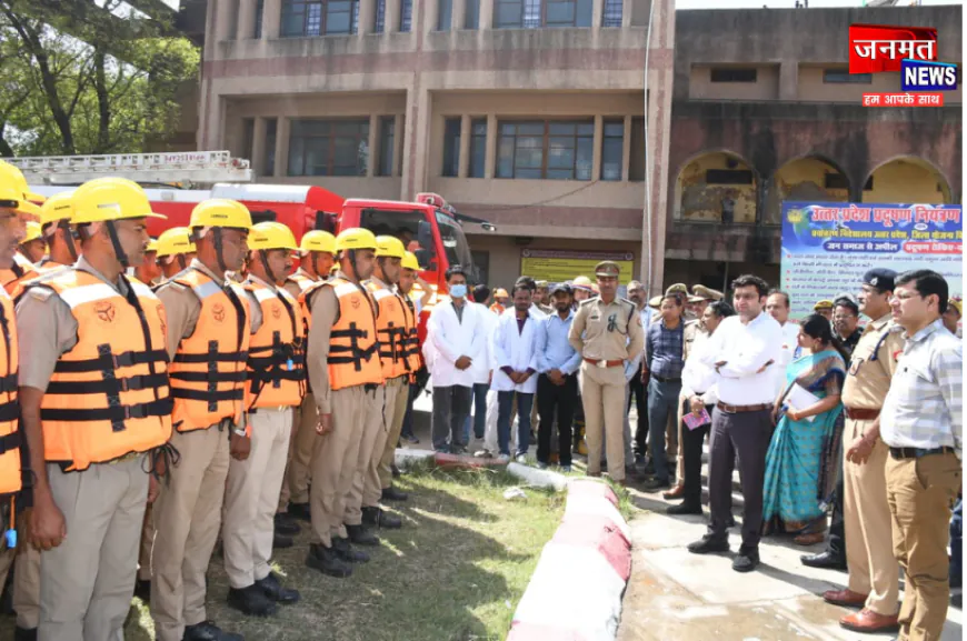 फिरोजाबाद में NDRF और SDRF के मॉक ड्रिल का आयोजन, राहत व बचाव कार्यों की प्रभावशीलता को परखा