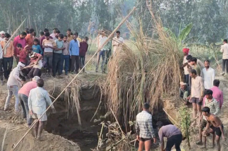 एटा: नहर कटने से सैकड़ों बीघा फसल जलमग्न, ग्रामीणों ने खुद बंद कराया पानी