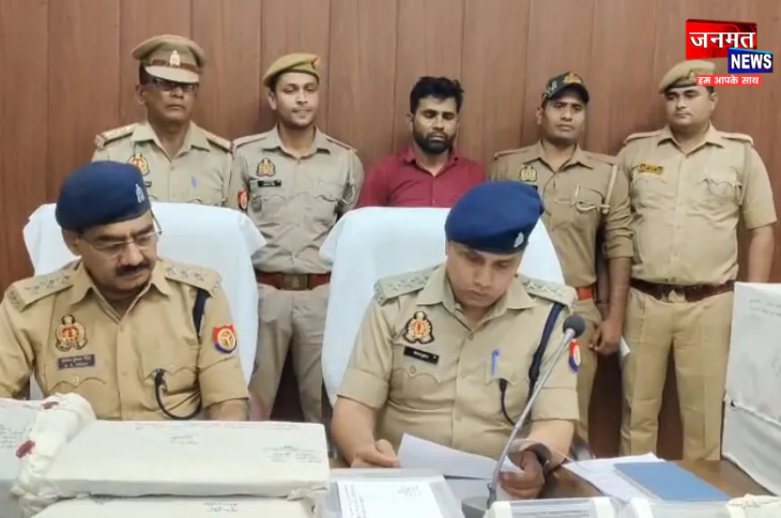 चंदौली में जाली नोट बनाने वाले बड़े गिरोह का भंडाफोड़, 55 नोट के साथ एक आरोपी को गिरफ्तार