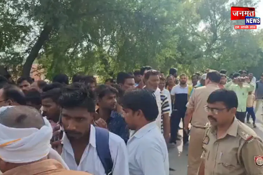 हरदोई में हाईवे पर ट्रक की टक्कर से बाइक सवार पति-पत्नी और बेटी की मौत, मचा कोहराम