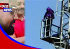जमीनी विवाद से परेशान युवती मोबाइल टावर पर चढ़ी, पुलिस के खिलाफ जताया विरोध