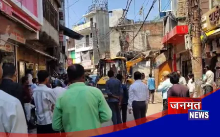 फतेहपुर में अतिक्रमण के खिलाफ बुलडोजर एक्शन, 16 अप्रैल तक लगातार चलेगा यह अभियान