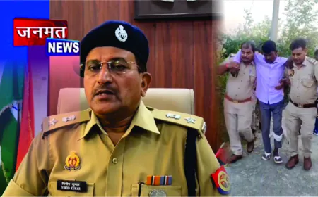 कन्नौज में पुलिस-बदमाश मुठभेड़, तीन वर्षीय बच्ची के अपहरण का आरोपी पैर में गोली लगने से घायल
