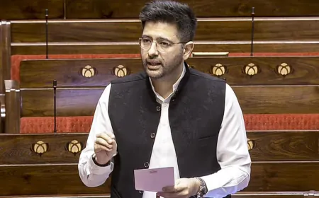 राघव चड्ढा को झटका, AAP ने डिप्टी लीडर पद से हटाया; राज्यसभा में बोलने पर पाबंदी की मांग