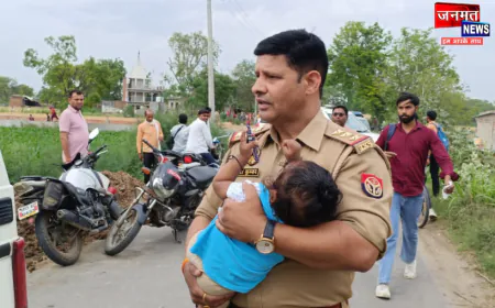बुलंदशहर में 10 माह की बच्ची का अपहरण, ग्रामीणों ने कराई सकुशल बरामदगी