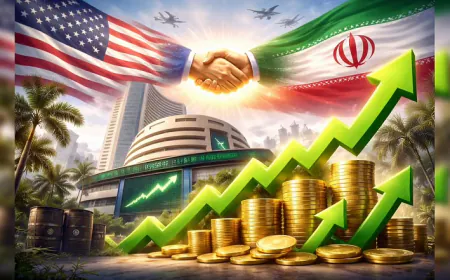 सीजफायर के बाद शेयर बाज़ार में तेजी, सेंसेक्स और निफ्टी में उछाल; रुपया भी 50 पैसे मजबूत