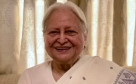 कांग्रेस की वरिष्ठ नेता व पूर्व केंद्रीय मंत्री मोहसिना किदवई का 94 वर्ष की आयु में निधन,  नोएडा के अस्पताल में ली अंतिम सांस