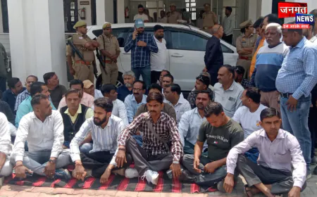 हाथरस: पत्रकार की निर्मम हत्या से आक्रोशित पत्रकारों ने किया जोरदार विरोध प्रदर्शन, सख्त कार्रवाई की मांग