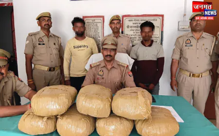 चंदौली पुलिस ने जब्त किया 14 किलो गांजा, दो तस्कर गिरफ्तार; बिहार के सोनभद्र में करते थे सप्लाई