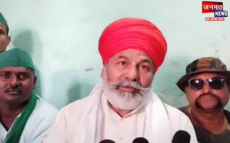 चंदौली में दिवंगत किसान नेता के घर पहुंचे राकेश टिकैत, किसानों की समस्याओं पर दी आंदोलन की चेतावनी