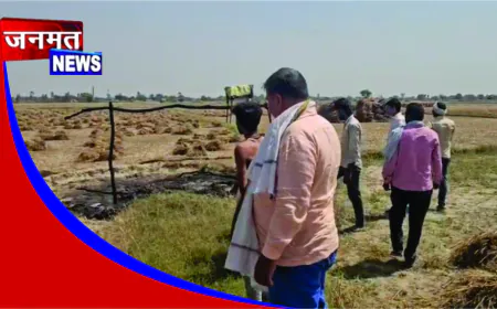 संभल में झोपड़ी में लगी आग, 4 वर्षीय मासूम जिंदा जला, परिवार में मचा कोहराम