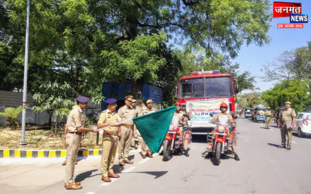 उरई में शौर्य को नमन व सुरक्षा का संकल्प, अग्निशमन स्मृति दिवस पर श्रद्धांजलि और जागरूकता अभियान