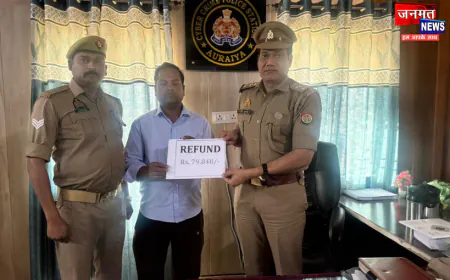 औरैया: साइबर ठगी के शिकार लोगों को बड़ी राहत, पुलिस की सक्रियता से पीड़ितों के रुपये वापस