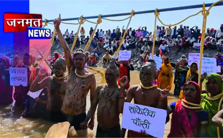 केन-बेतवा लिंक परियोजना पर उबाल: 11 दिन का जनआंदोलन जारी, जंगलों और विस्थापन को लेकर उठे सवाल