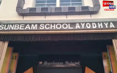 अयोध्या: सनबीम स्कूल के मेधावी छात्र-छात्राओं ने 99/% प्रतिशत अंक लाकर बढ़ाया जिले और विद्यालय का मान