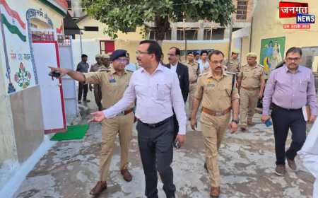 उरई जिला कारागार का डीएम व एसपी ने किया औचक निरीक्षण, सुरक्षा एवं व्यवस्थाओं का लिया जायजा