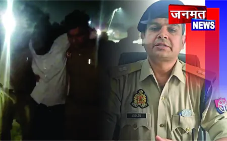 मुठभेड़ में वांछित चोर गिरफ्तार, पुलिस की जवाबी फायरिंग में पैर में लगी गोली