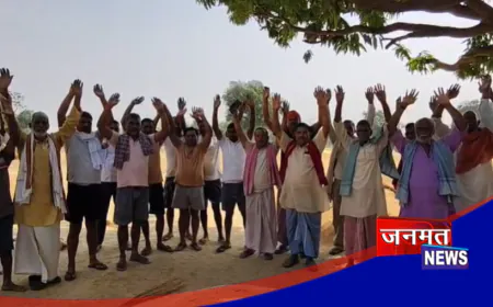 चंदौली: गेहूं खरीद को लेकर किसानों में भारी आक्रोश, प्रशासन के खिलाफ जताई नाराजगी