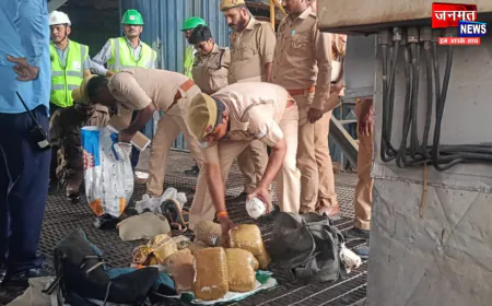 ऑपरेशन दहन के तहत बलरामपुर पुलिस ने 30 किलो से अधिक मादक पदार्थों का किया विनिष्टीकरण