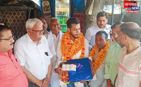 रायबरेली: ठेले पर चाट बेचने वाले के बेटे ने किया टॉप, समाजसेवियों ने किया सम्मान